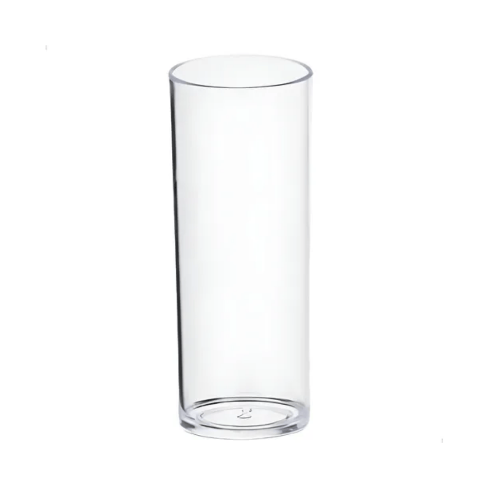 Copo de Acrilico Long Drink Transparente 300Ml Mazel