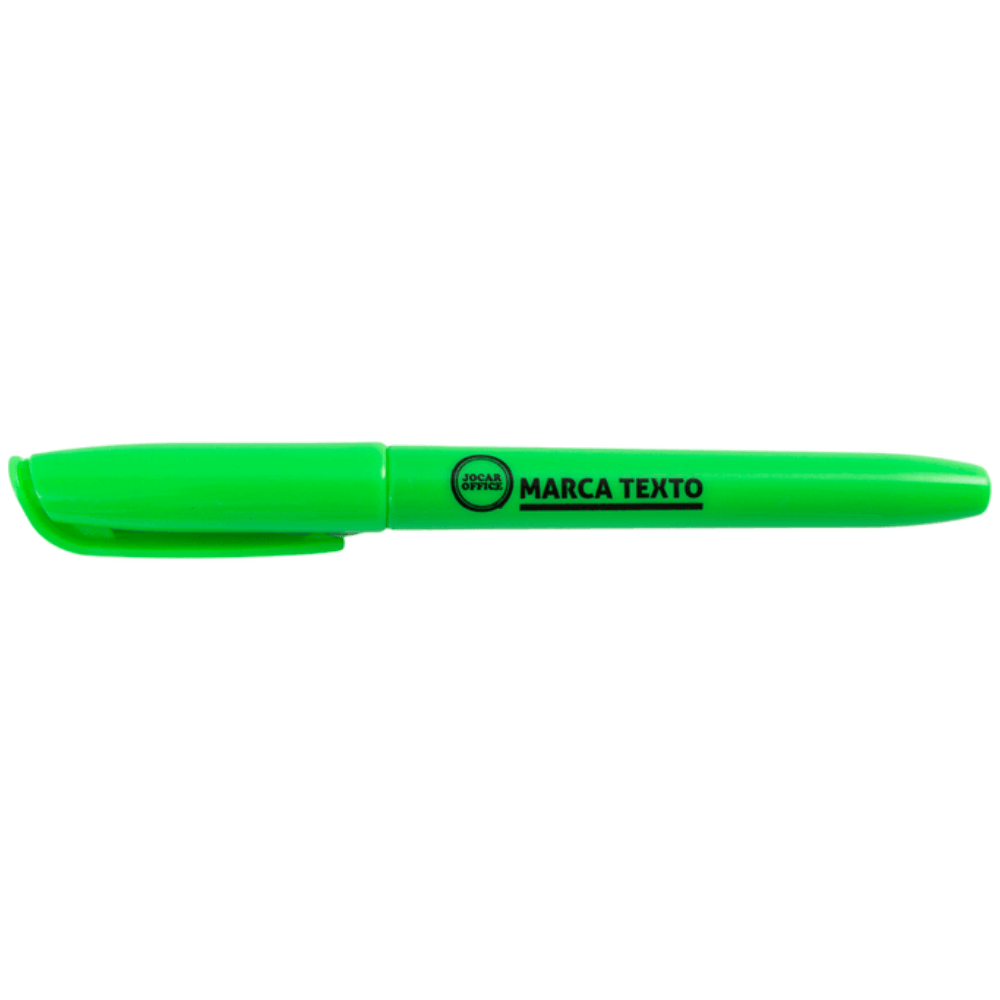 Marcador Texto Verde Slim Leo Leo