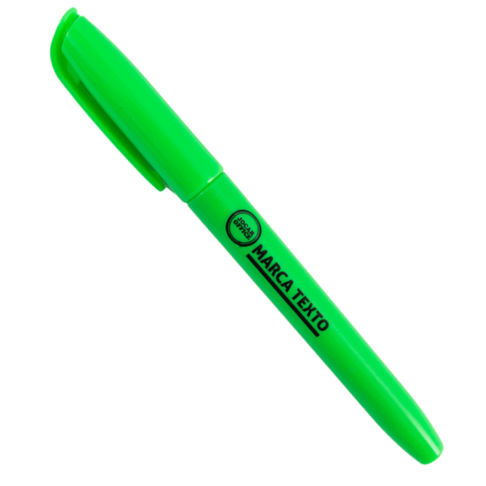 Marcador Texto Verde Slim Leo Leo