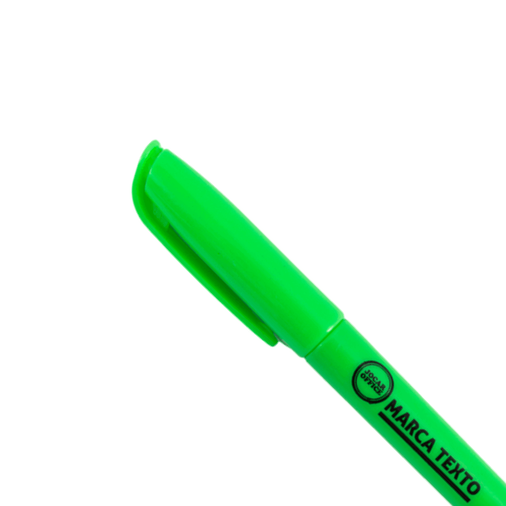 Marcador Texto Verde Slim Leo Leo