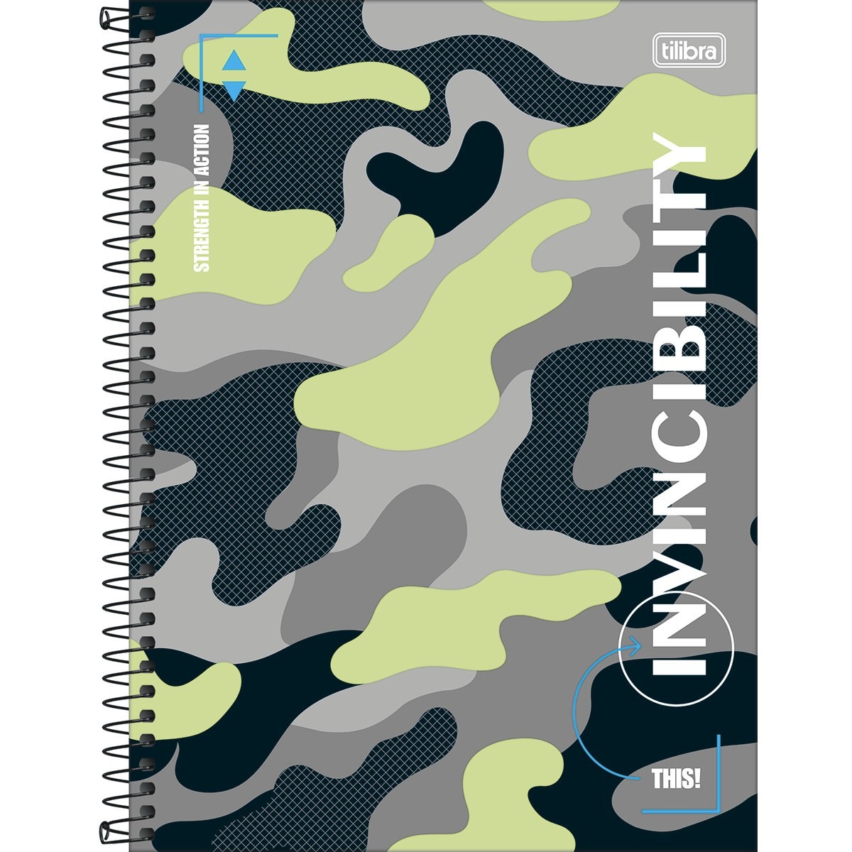 Caderno Intermedi¿Rio Universitário Capa Dura Hide 10M 160F Tilibra