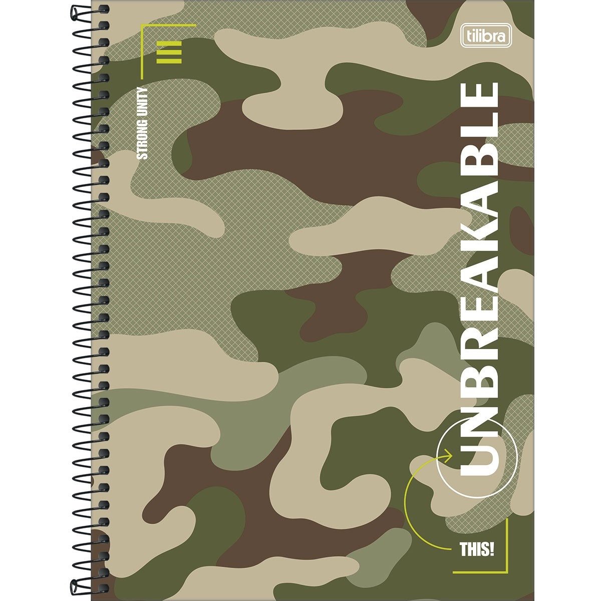 Caderno Intermedi¿Rio Universitário Capa Dura Hide 10M 160F Tilibra