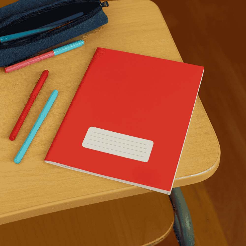 Caderno Pepper Vermelho Tilibra