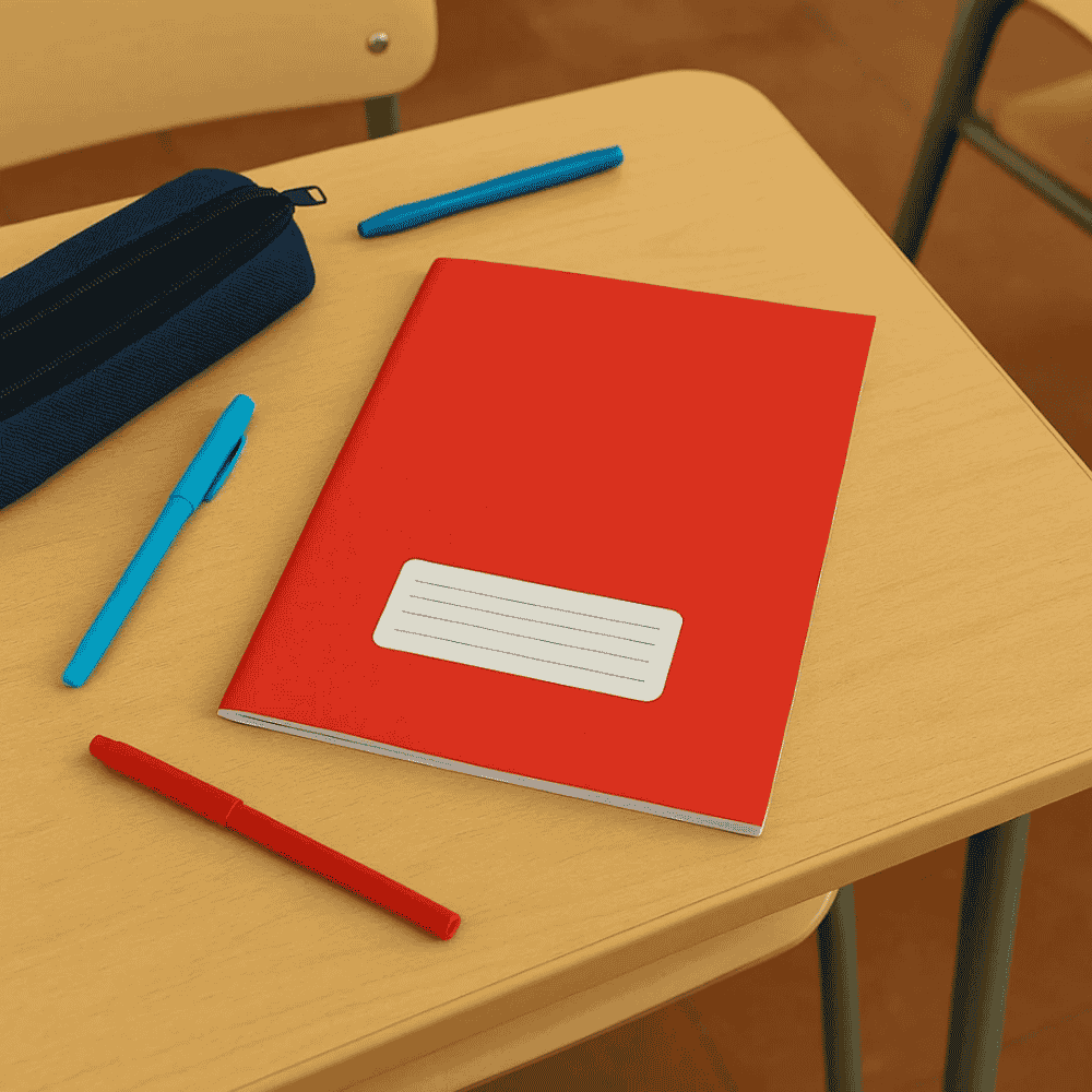 Caderno Pepper Vermelho Tilibra