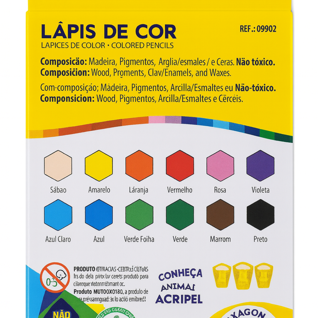 Lápis De Cor Acrilex C/12