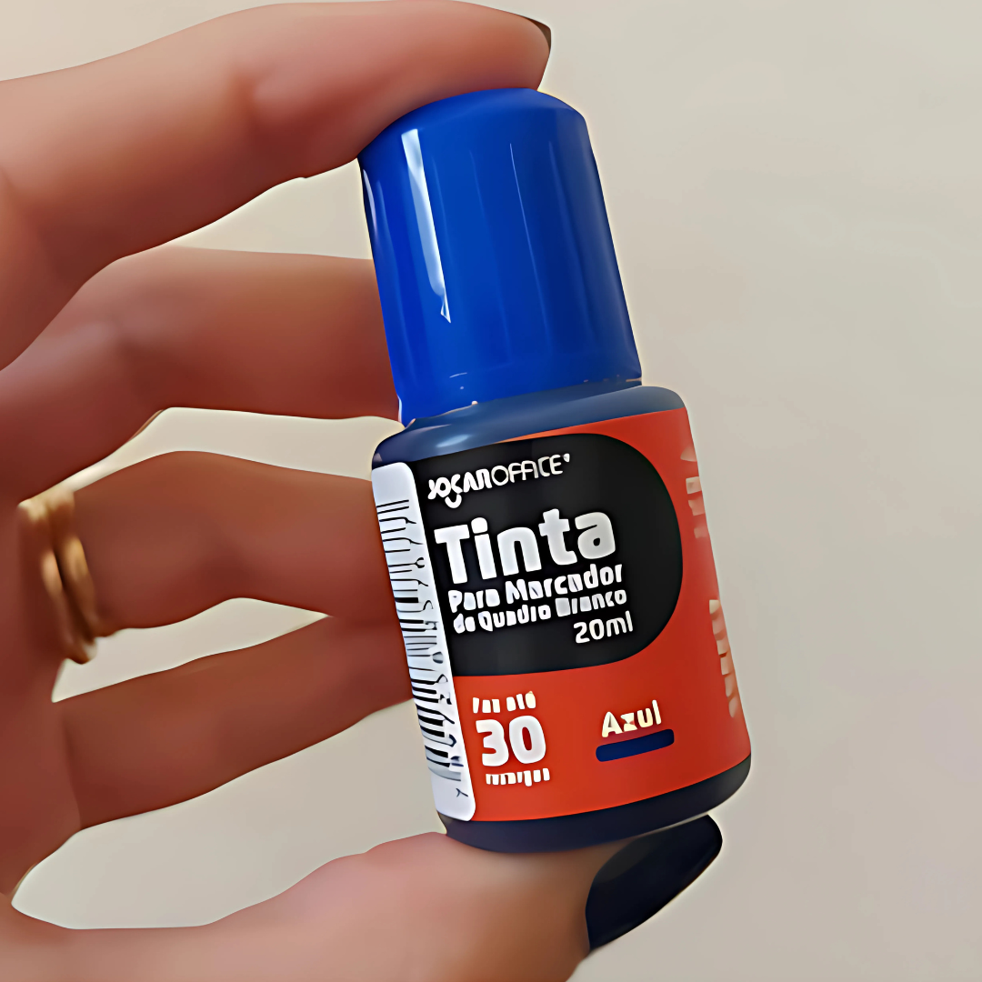 Tinta Reabastecedora Para Pincel Azul 20Ml Leo E Leo