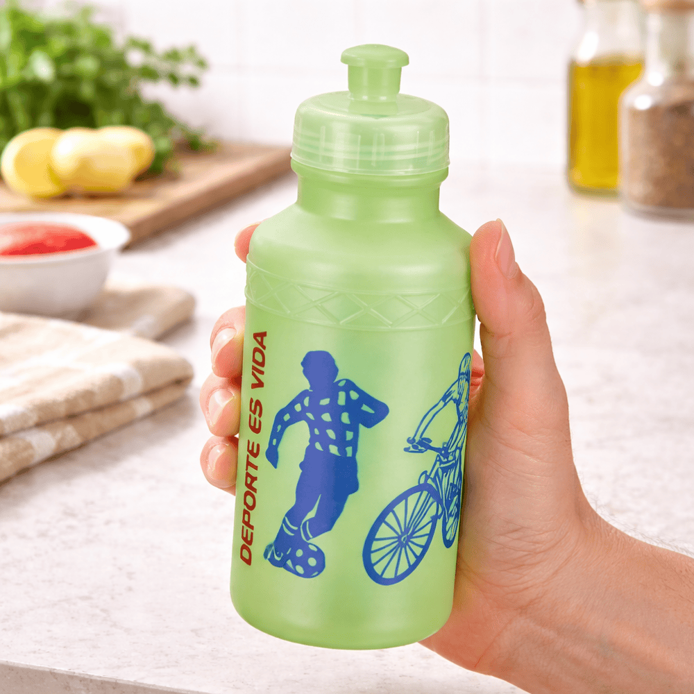 Garrafa Squeeze Sport Colorida 500Ml Plasduran