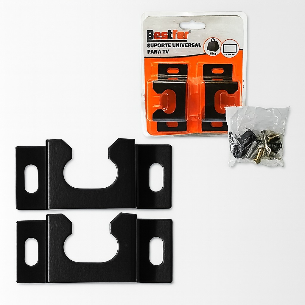 Suporte Universal Para Tv Fixo 2 Peças
