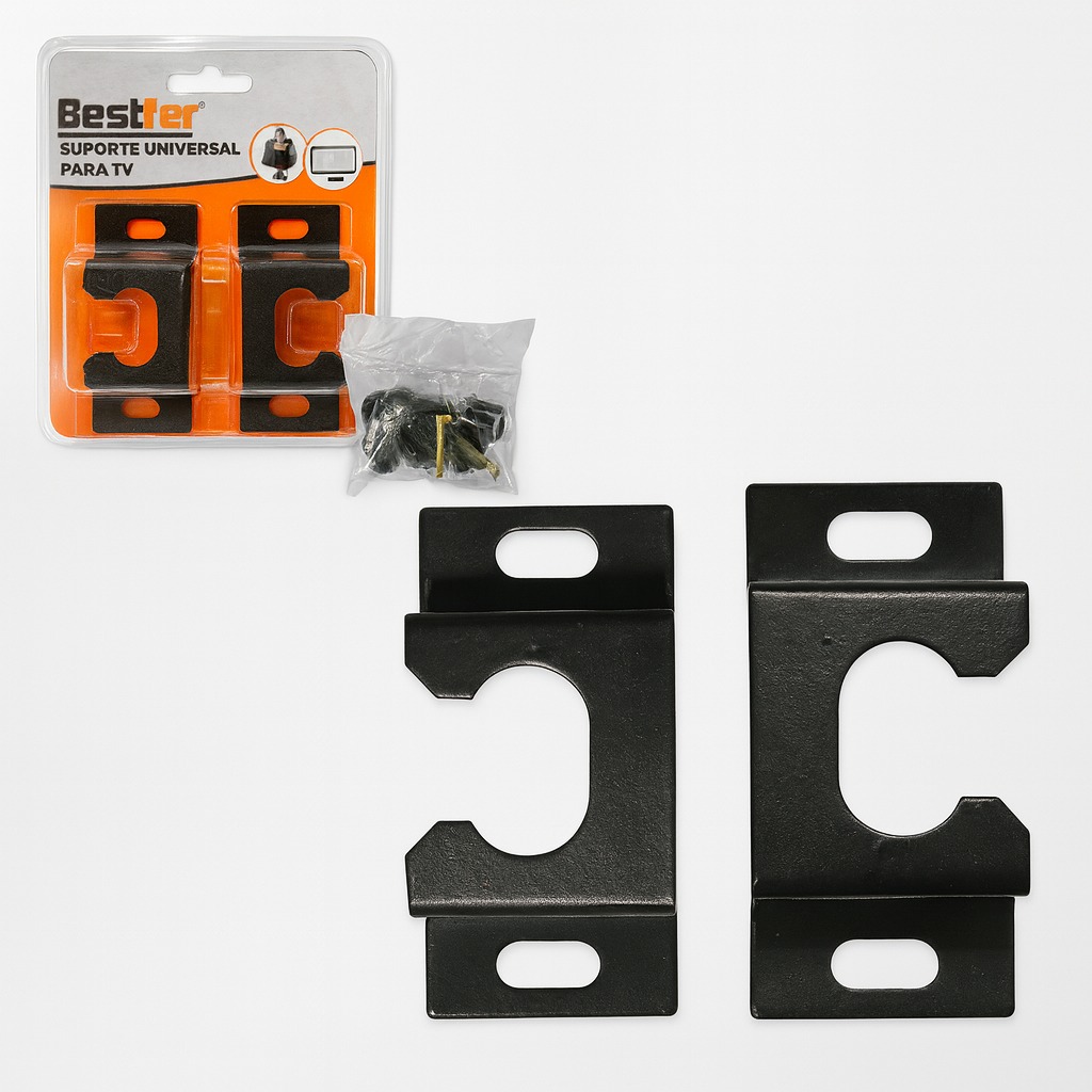 Suporte Universal Para Tv Fixo 2 Peças