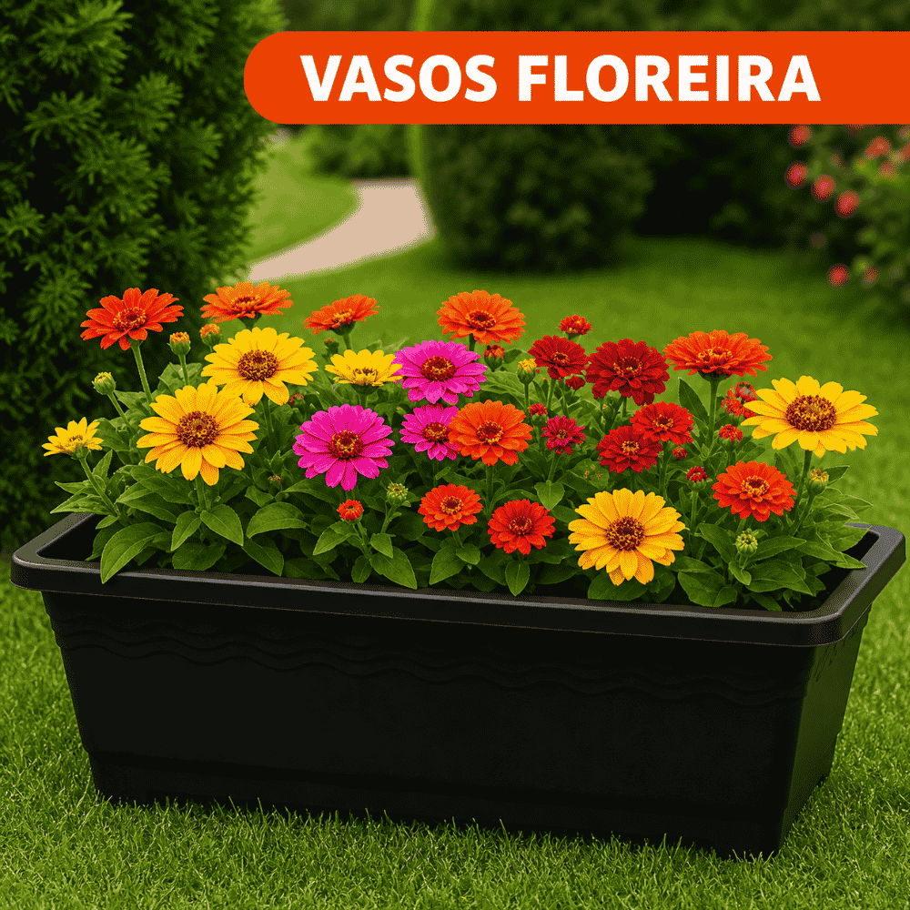 Floreira Preta 950ml Ercaplast 2170