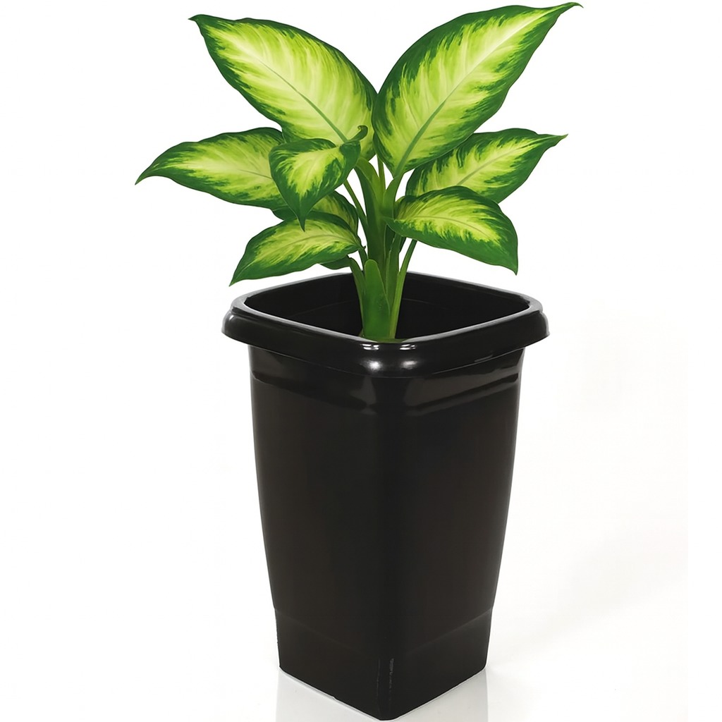 Vaso Coluna Preto 4,1Lt Ercaplast