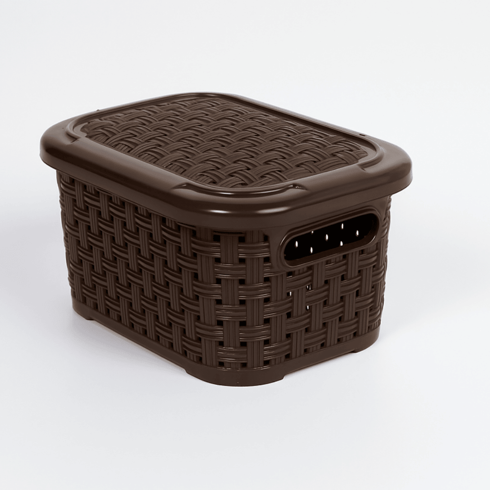 Cesto Rattan Multiuso Mini 2,5Lt C/Tp