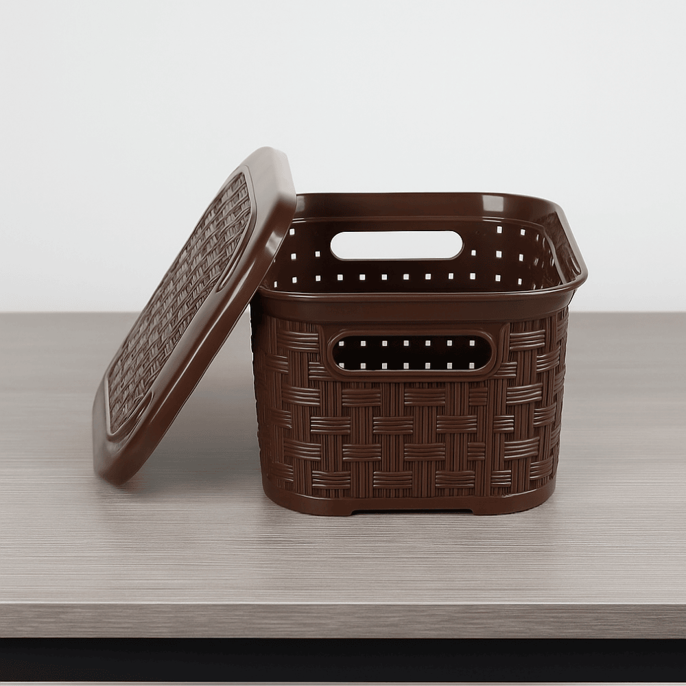 Cesto Rattan Multiuso Mini 2,5Lt C/Tp