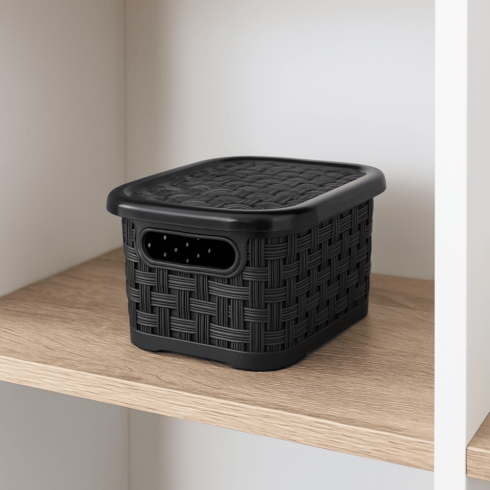 Cesto Rattan Multiuso Mini 2,5Lt C/Tp