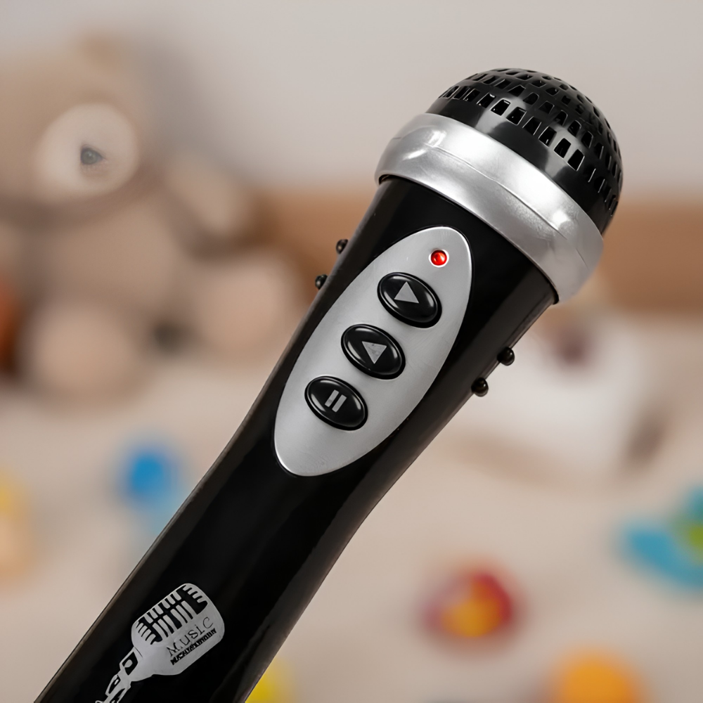 Microfone Musical Preto Ark Toys