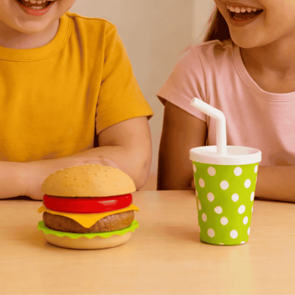 Hora Do Lanche Hambúrguer E Refrigerante Arktoys
