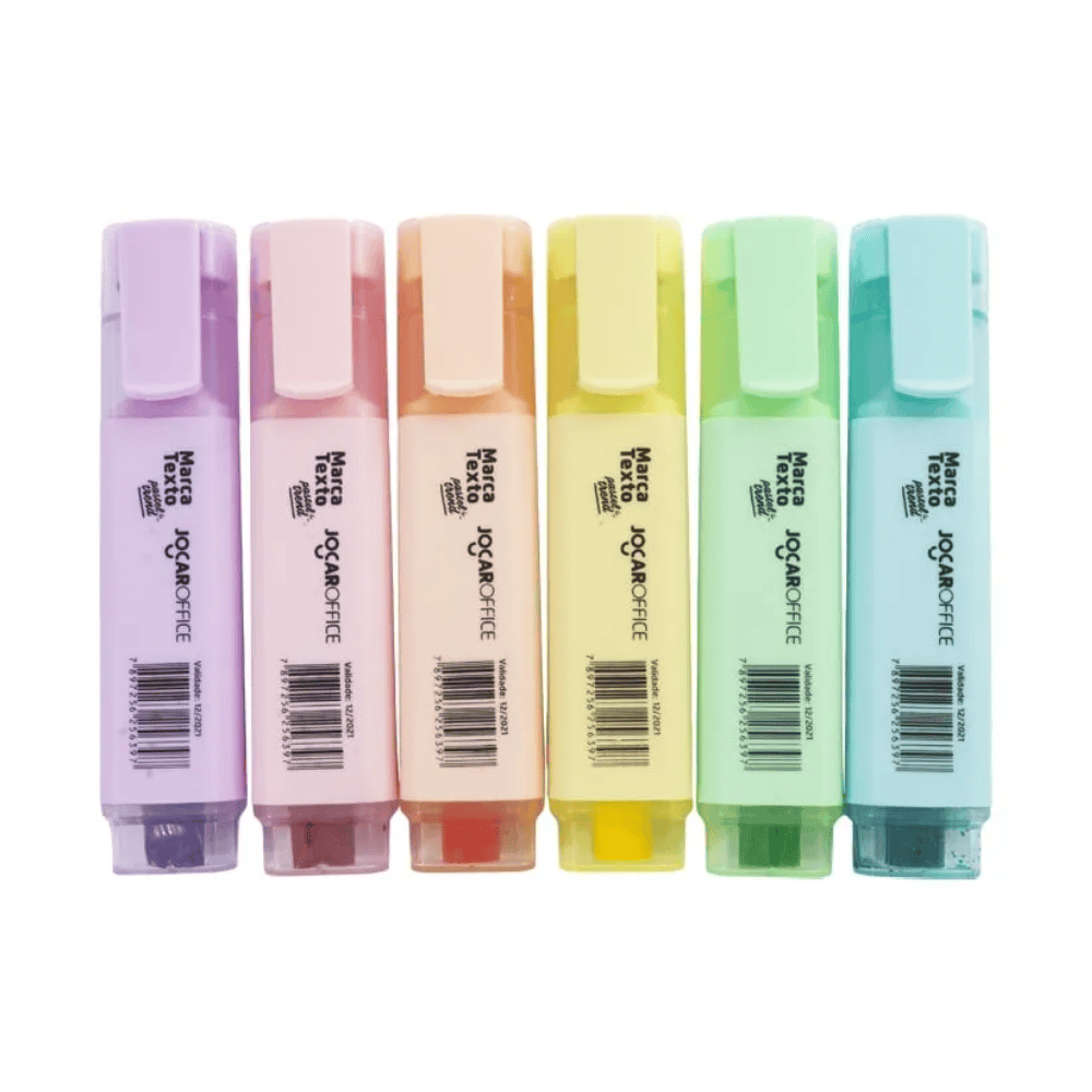 Marca-Texto Cores Pastel Leo E Leo