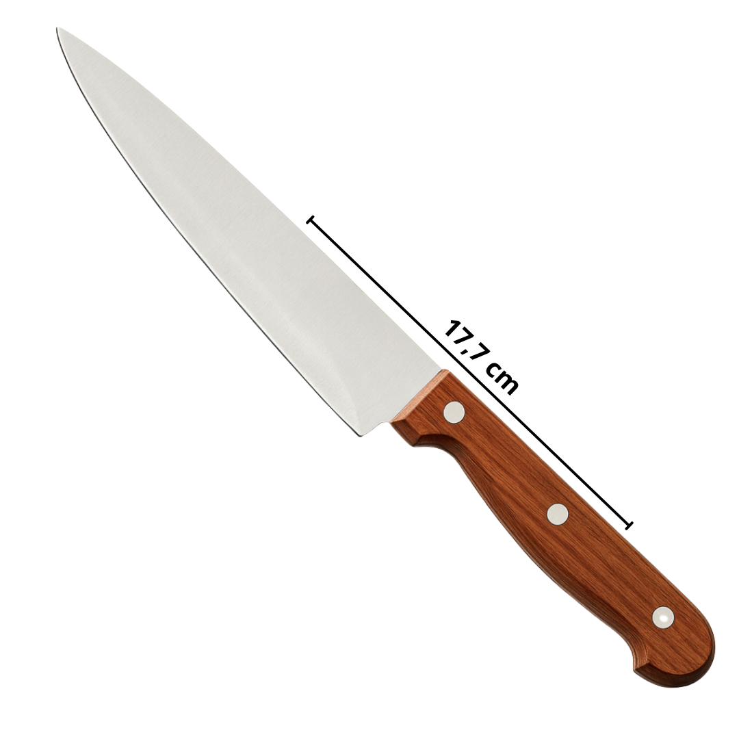 Faca P/Cozinha 17,7Cm Chazak