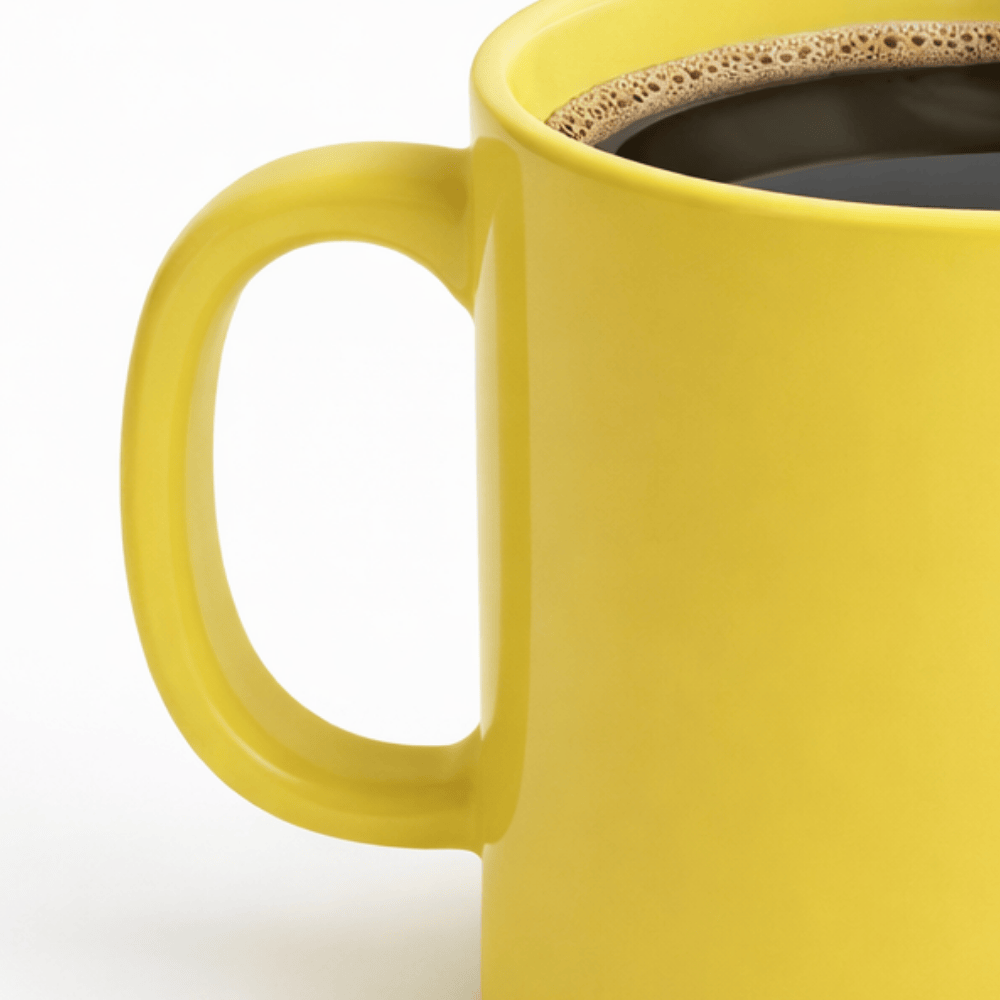 Caneca Reta 200Ml Amarela Rr
