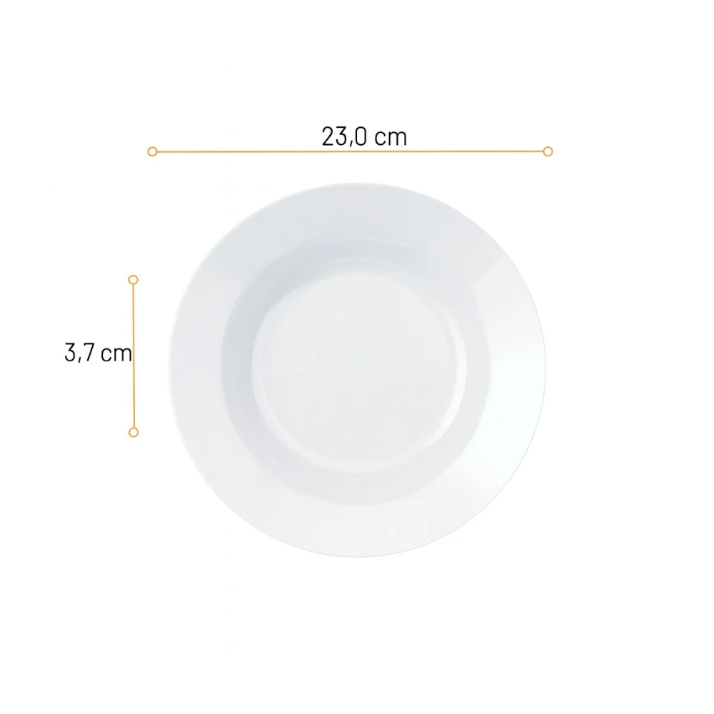 Prato Opaline Menu Fundo Nadir