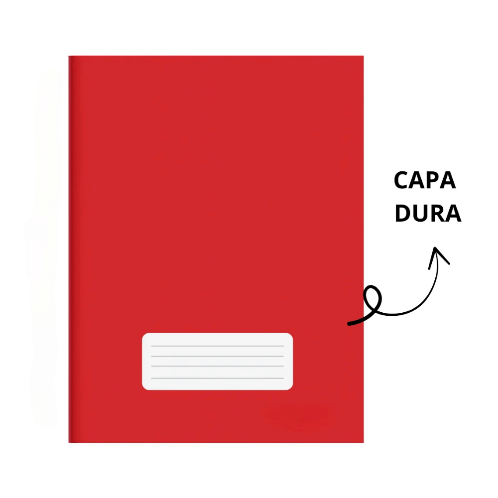 Caderno Pepper Vermelho Tilibra