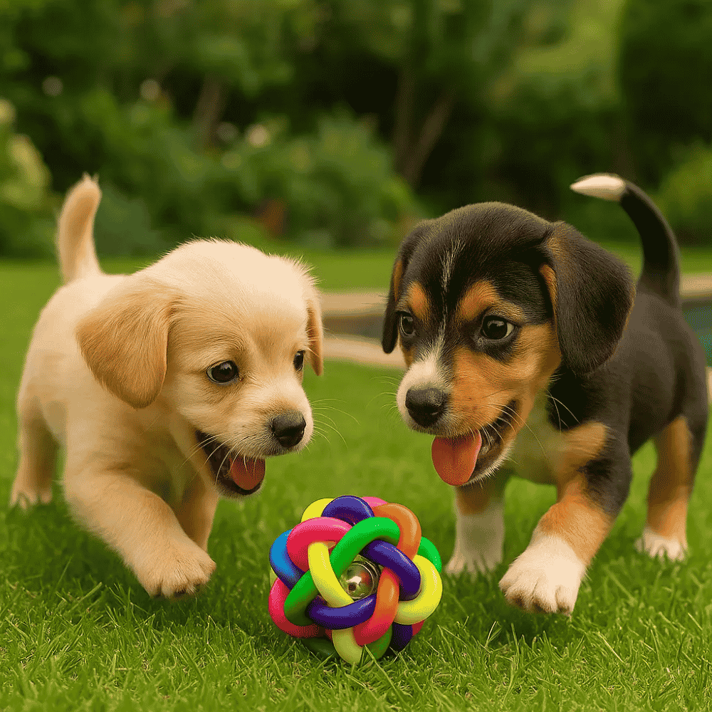 Brinquedo Pet Bola Trançada com Guizo Yins