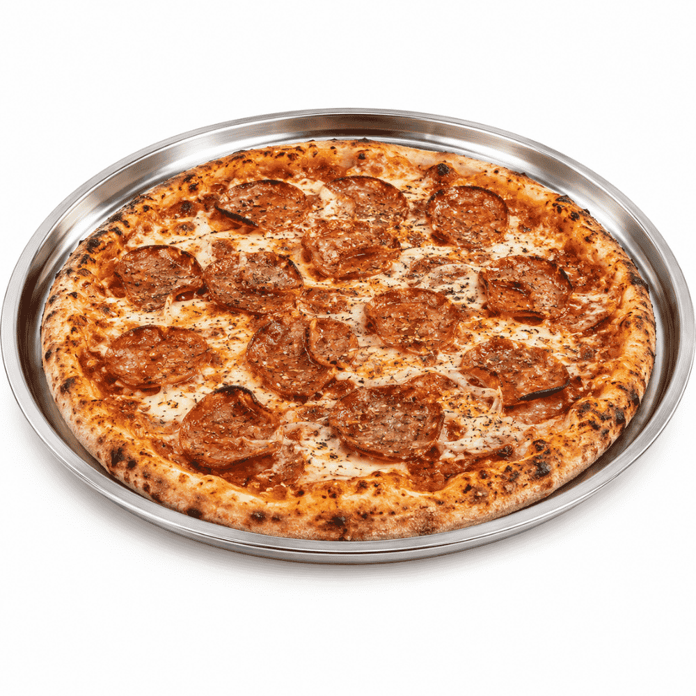 Forma de Pizza 2,1L N3 Polida 37cm Marcolar