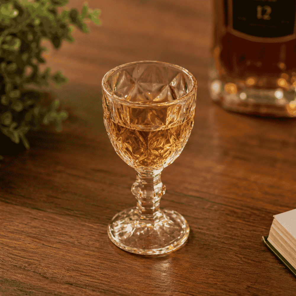 Taça De Licor Diamond Âmbar 50Ml Coliseu