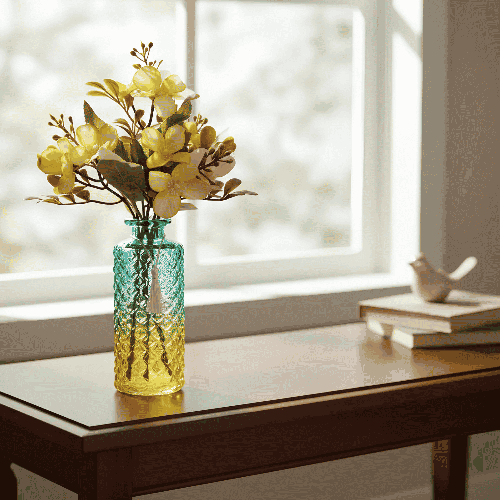 Vaso Decorativo de Vidro Yins