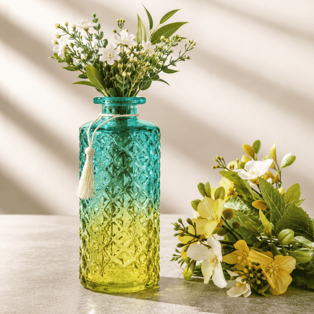 Vaso Decorativo de Vidro Yins