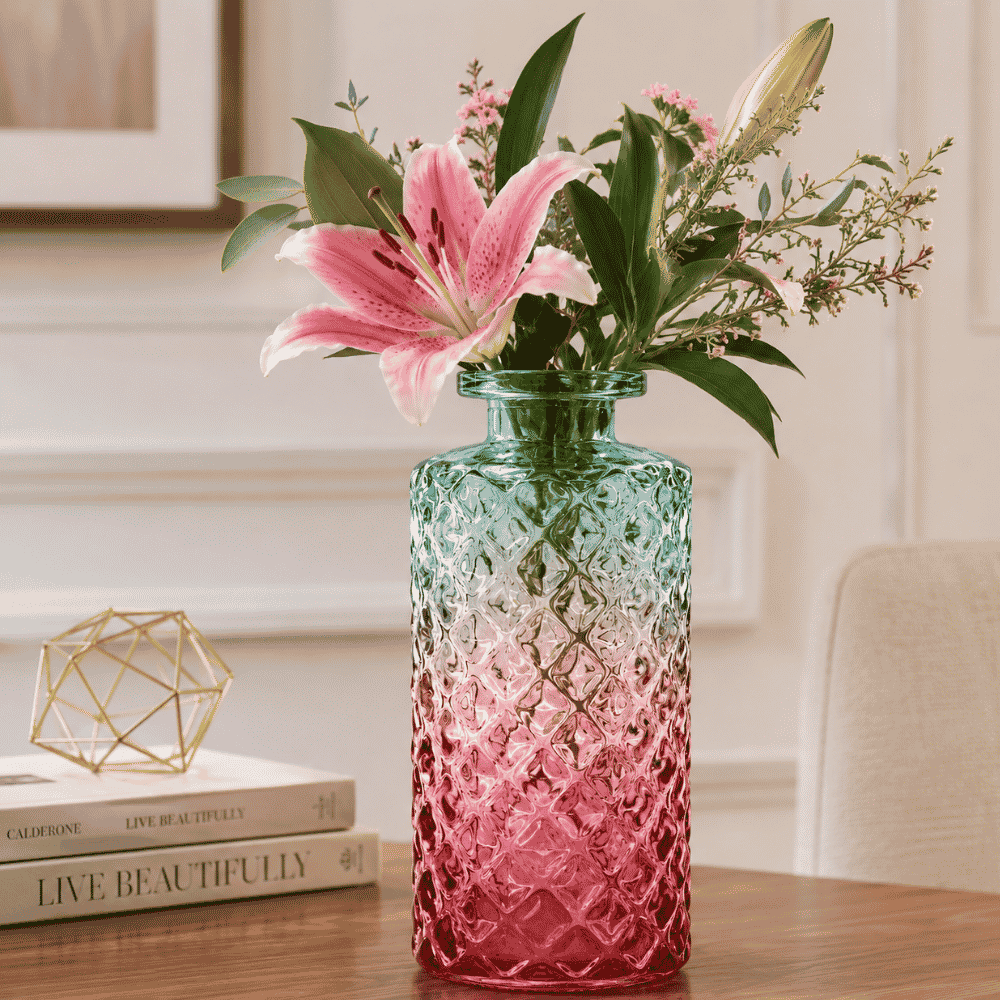 Vaso Decorativo de Vidro Yins