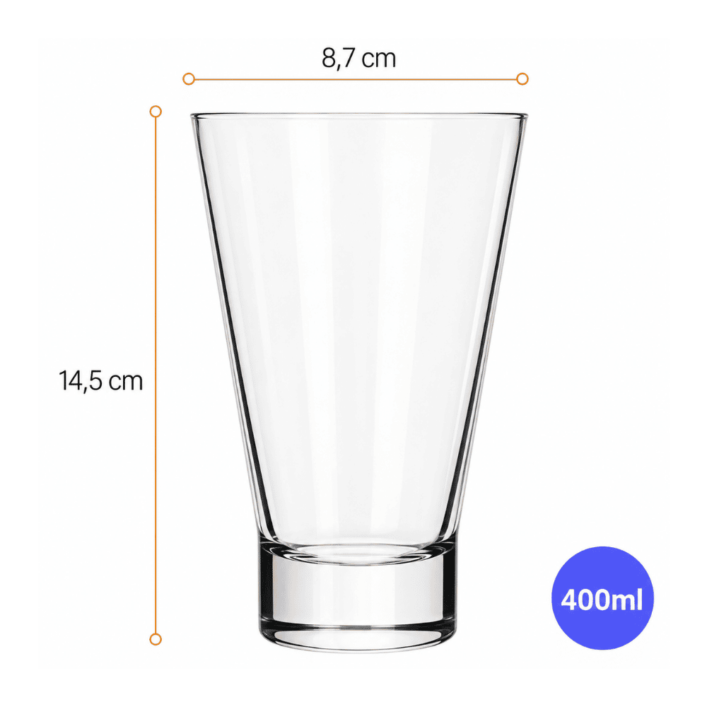 Copo Ilha Bela Long Drink 400ml Nadir