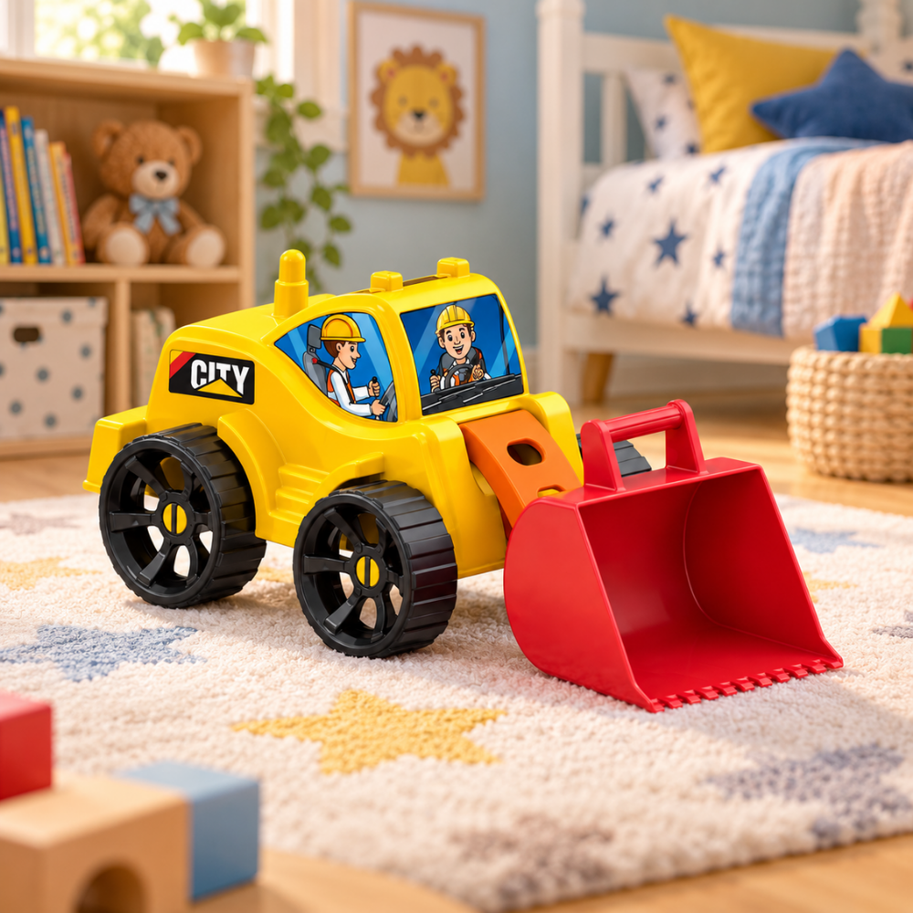 Trator Pá Carregadeira LA Toys