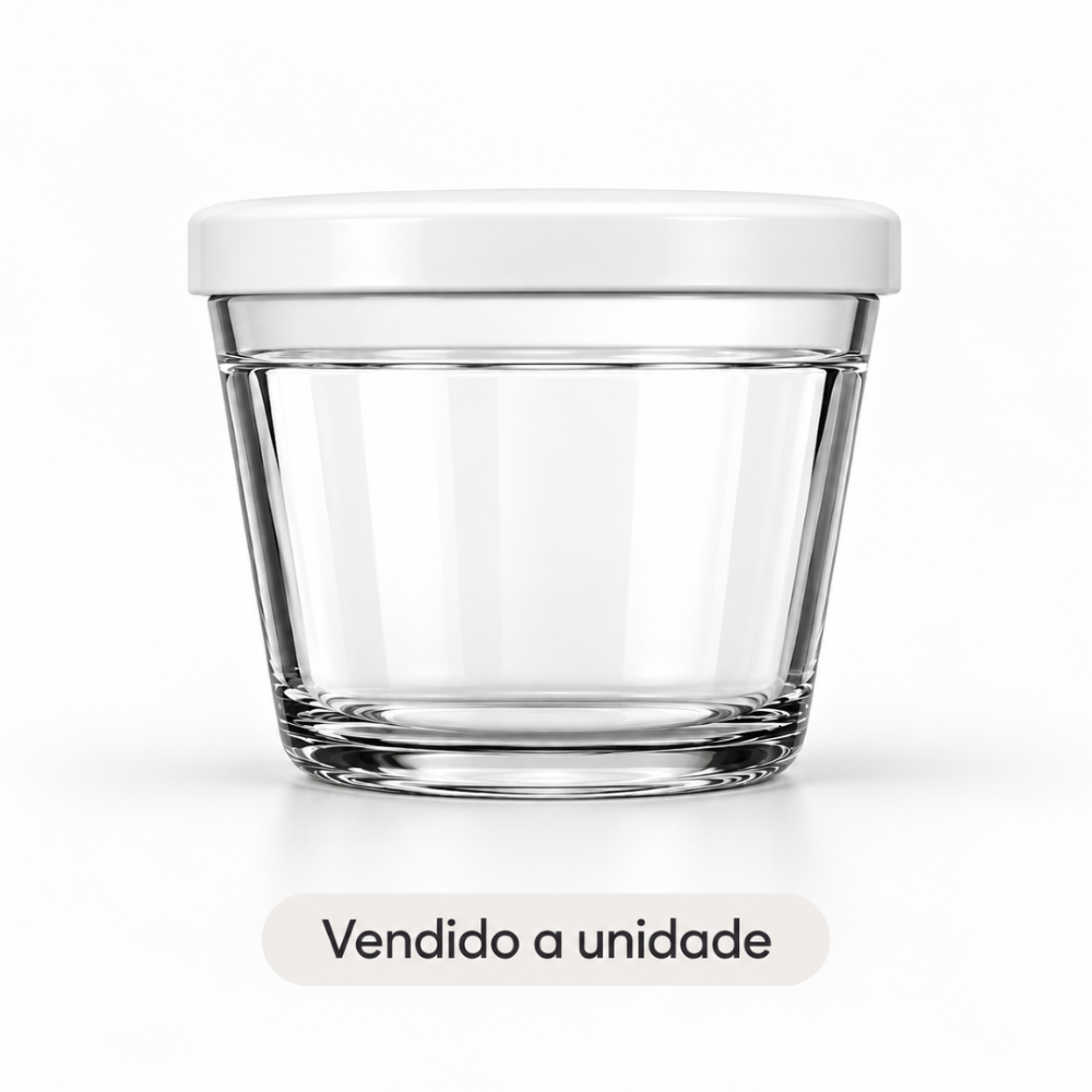 Tigela Americano 150Ml Com Tampa Nadir