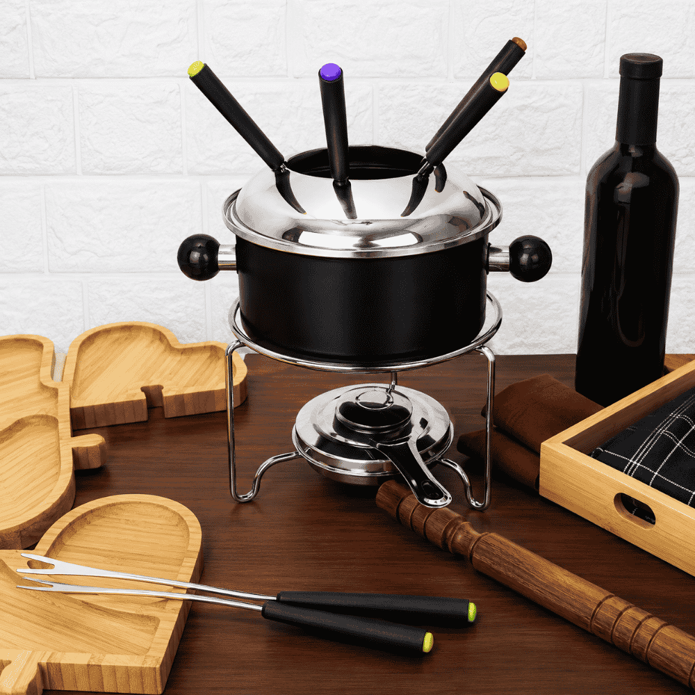 Conjunto para Fondue em Inox 10 Peças Imporiente