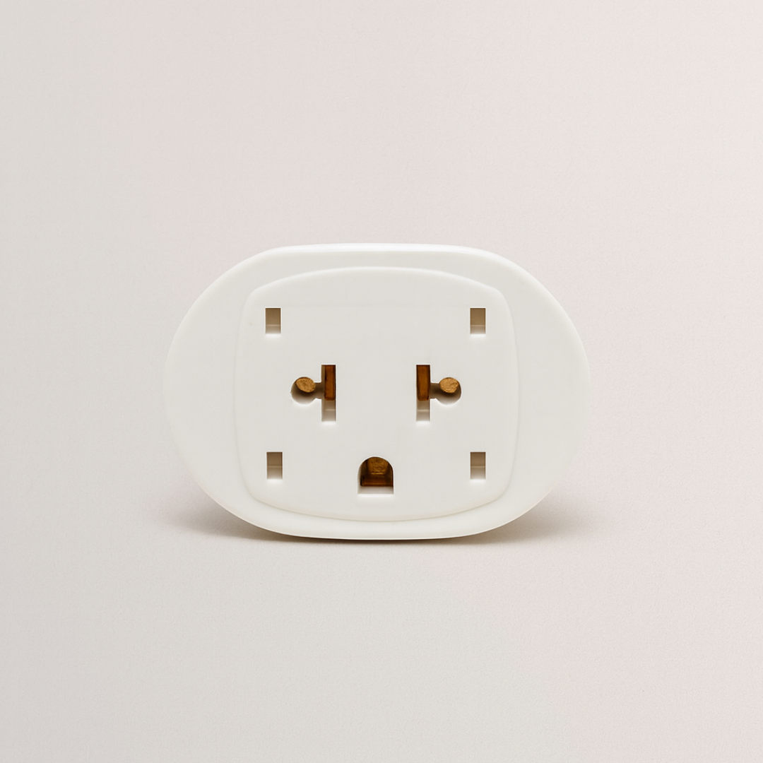 Pino Adaptador Tripolar Branco 2Pt 10A/250V Forlux
