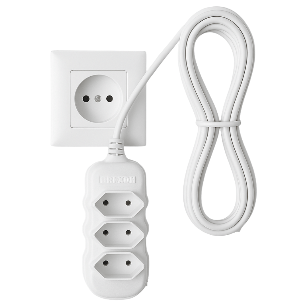Extensão Compact Bipolar Br 3Mts 2P 10A/250V