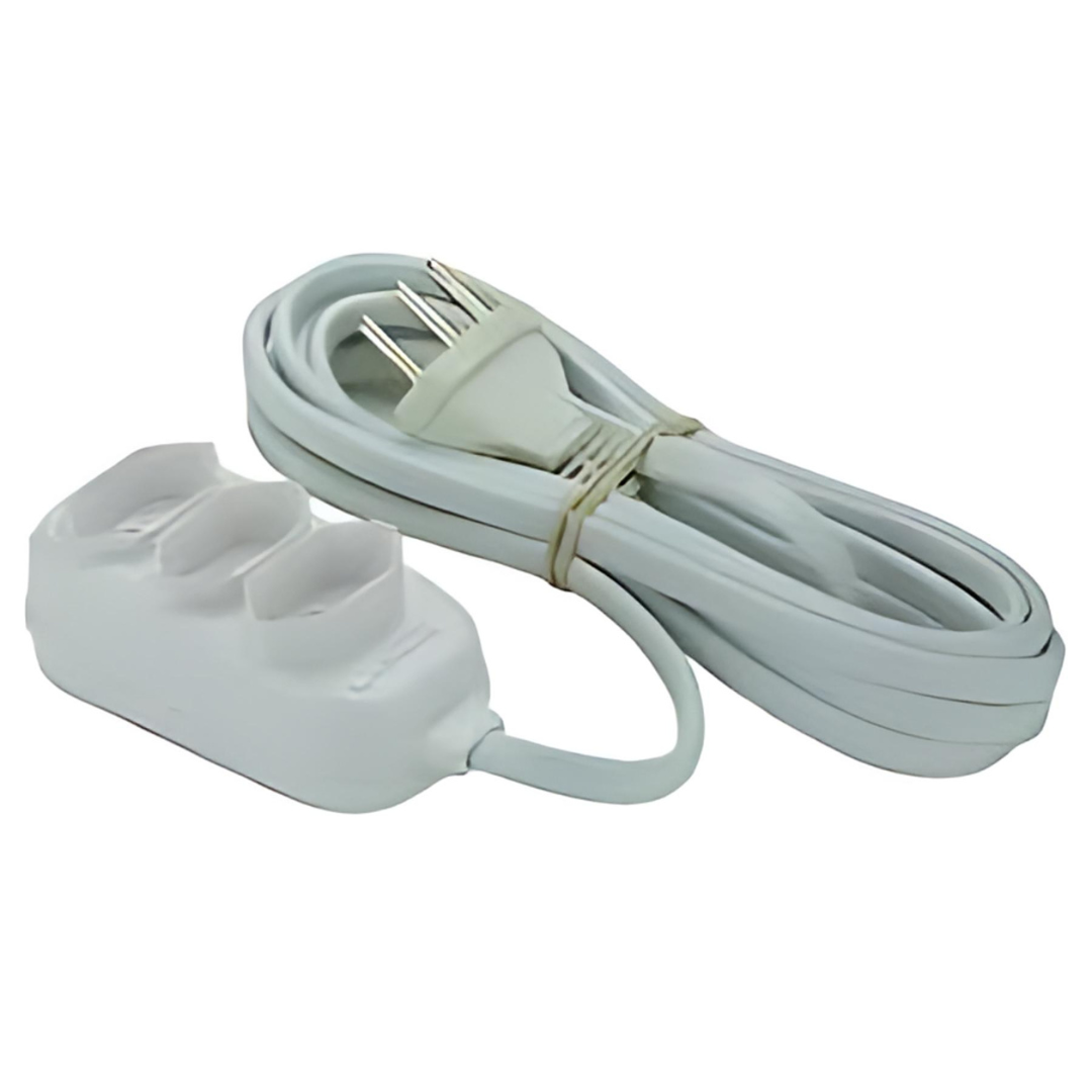 Extensão Compact Tripolar Br 3Mts 2P+T, 10A/250V Forlux