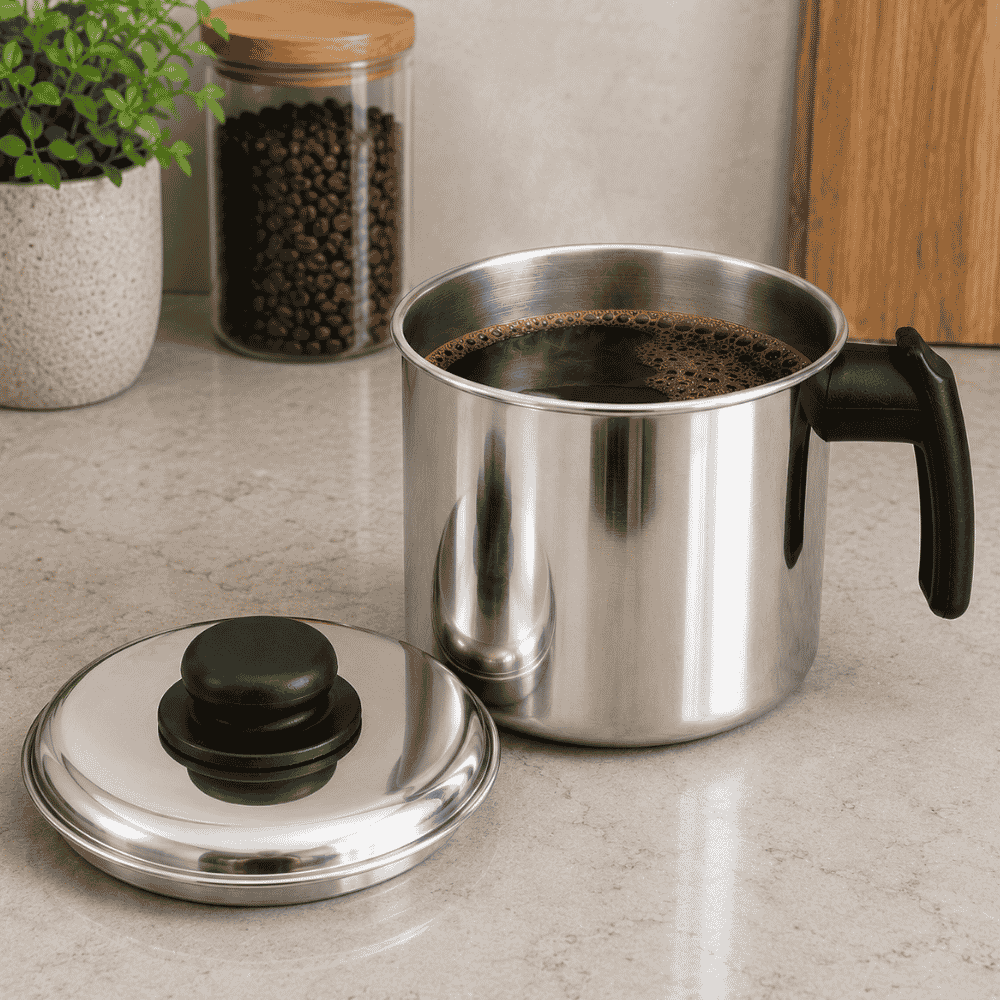 Canecão Home com Tampa 1600ml 14cm Ercaplast