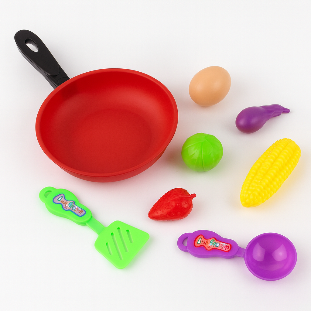 Kit Alimentos Frigideira Com Comidinhas
