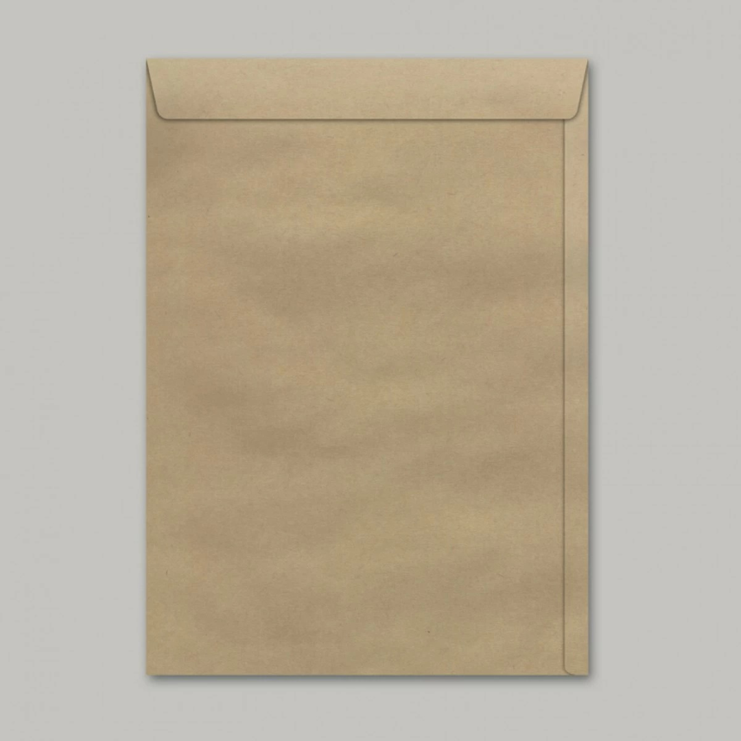 Envelope Meio Oficio Pardo Scrity