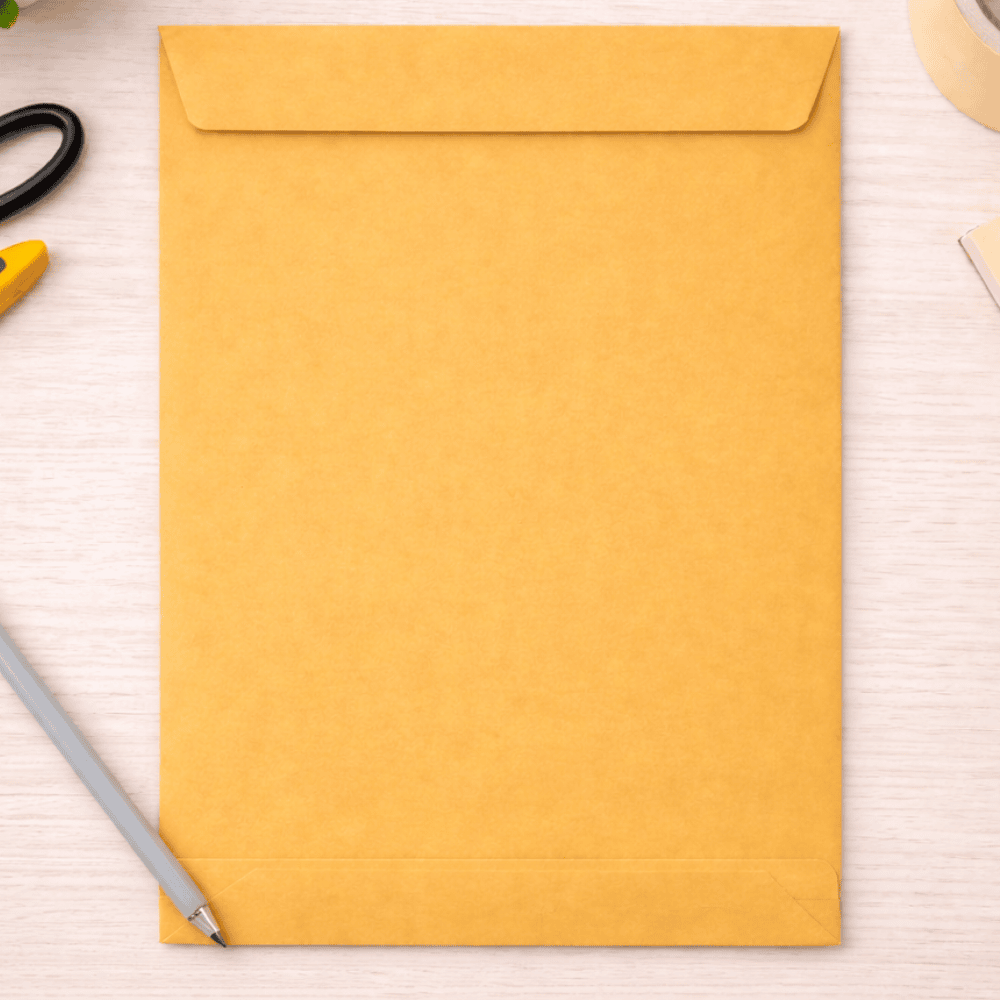 Envelope Meio Oficio Amarelo Scrity