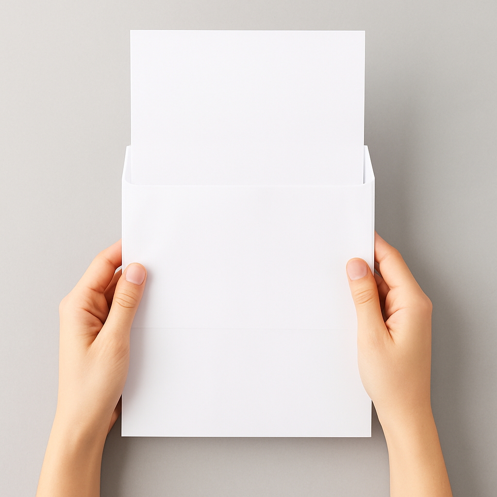 Envelope Meio Oficio Branco Scrity