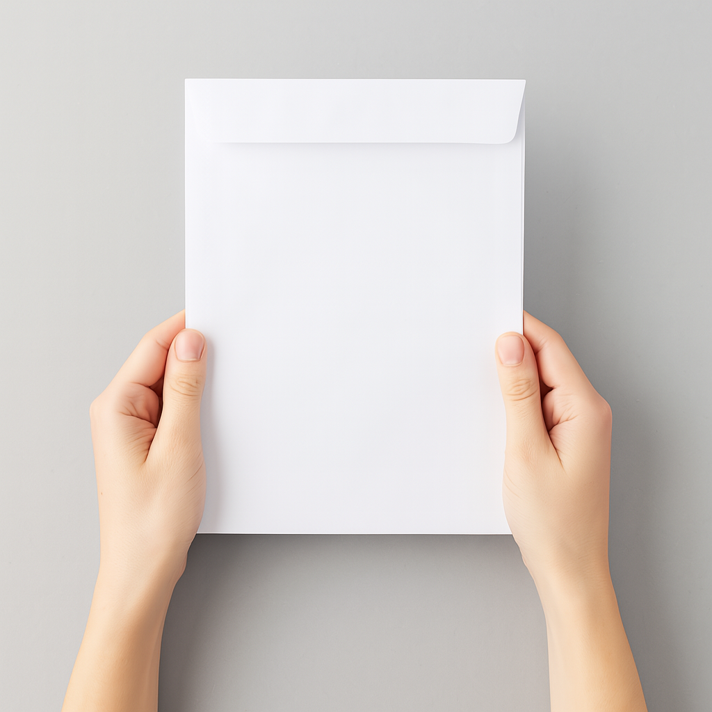 Envelope Meio Oficio Branco Scrity