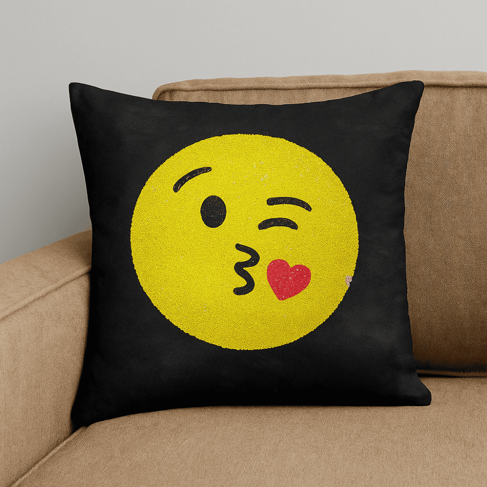 Capa Almofada Paete Emojis Spider