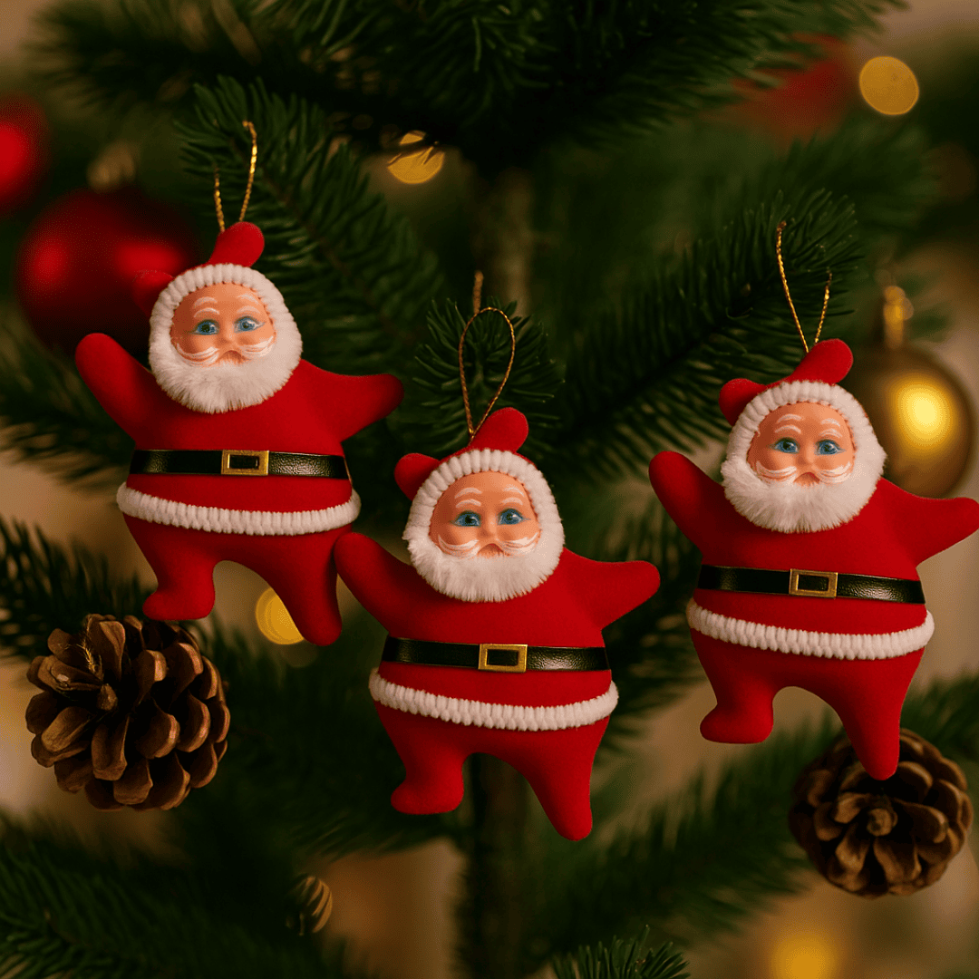 Mini Papai Noel em Plástico Chazak