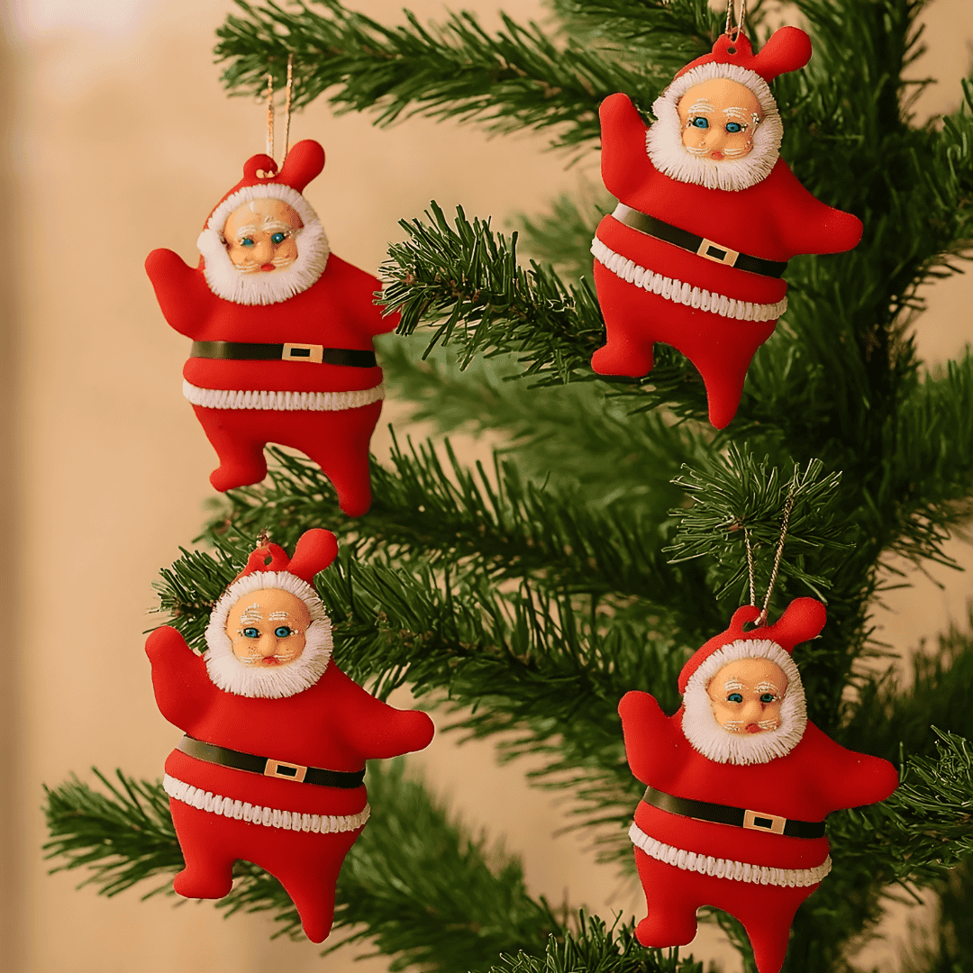 Mini Papai Noel em Plástico Chazak