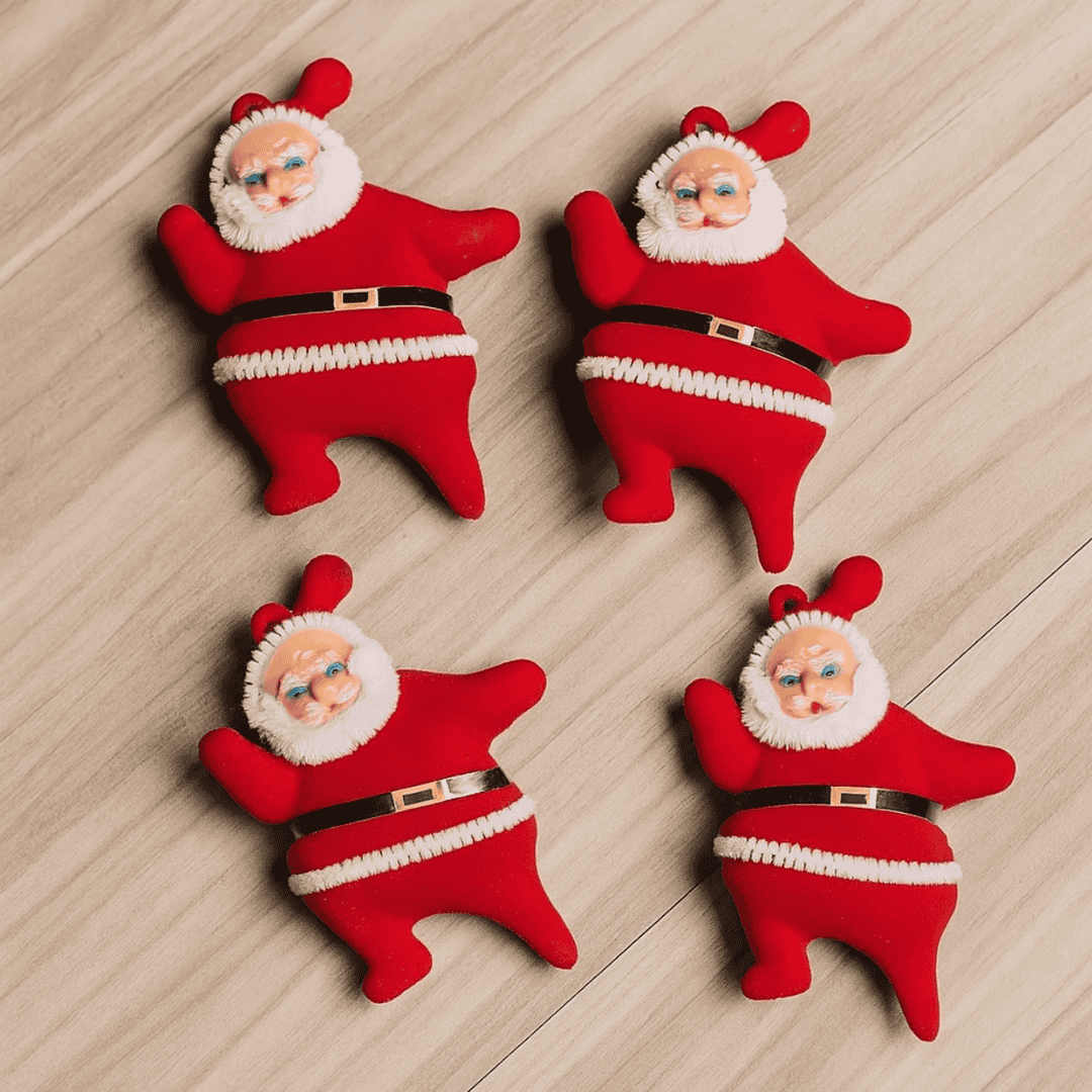 Mini Papai Noel em Plástico Chazak