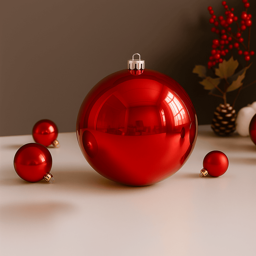 Bola Decorativa de Natal 4 Peças Chazak