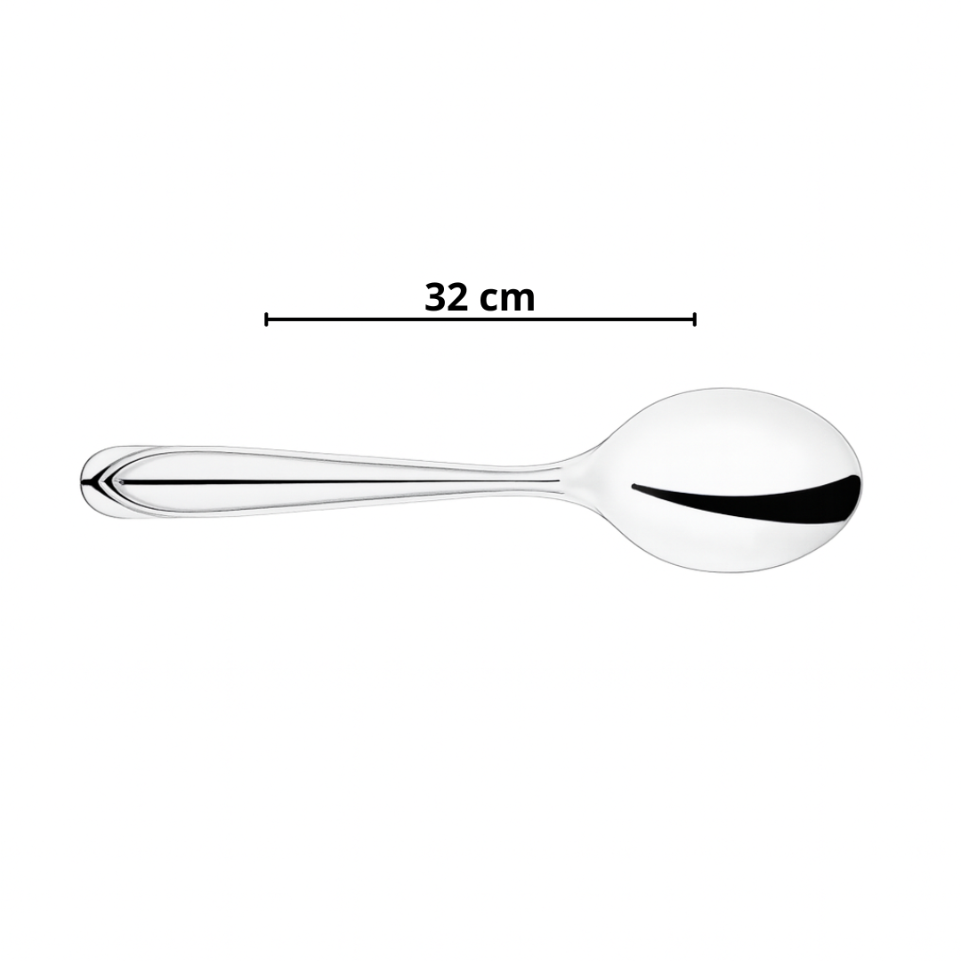 Colher Inox 32X5,7Cm Chazak